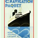 Personalised Greetings Card - Canadian Pacific, "Cie. De Navigation Paquet"