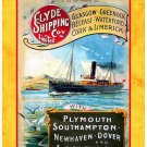Personalised Greetings Card - Canadian Pacific, "Clyde Shipping Co." 1902