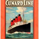 Personalised Greetings Card - Cunard Line, Europe to America