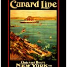 Personalised Greetings Card - Cunard Line: Quickest Route to London & the Continent