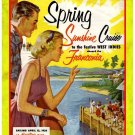 Personalised Greetings Card - Cunard Line: Spring Sunshine Cruises, 1956