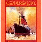 Personalised Greetings Card - Cunard Line: To America
