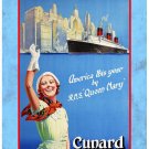 Personalised Greetings Card - Cunard-White Star Line, RMS Queen Mary (1)