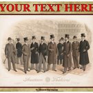 Personalised Greetings Card - American Fashions, Fall & Winter August 1894