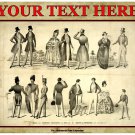 Personalised Greetings Card - Fall & Winter Fashions For 1887 by Scott & Perkins
