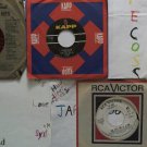 Lot Of 12 Pop Hit Older 1950's And 1960's Used 7" Vinyl Records