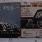 Lot Of 7 Used Older Musical Instrumental Piano Themed Vinyl LP Records