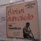 Sal Franzella - Clarinet Marmalade On "X" Single 45 RPM 7" Vinyl Record