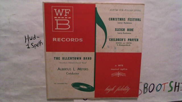 The Allentown Band Cond. Albertus L. Meyers - Christmas Festival A Used 7" Vinyl 45 RPM