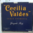 "Cecilia Valdes" Cuban Operetta By Gonzalo Roig  A Used Vinyl LP Record