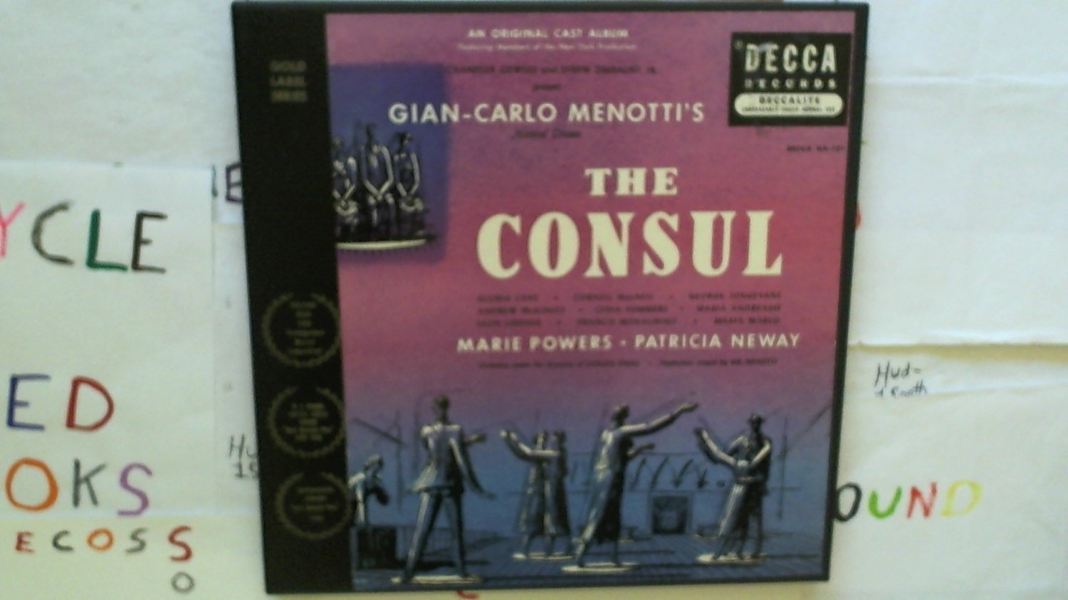 Gian-Carlo Menotti - The Consul Orch. Dir. Lehman Engel LP Vinyl Box Set On Decca (Used
