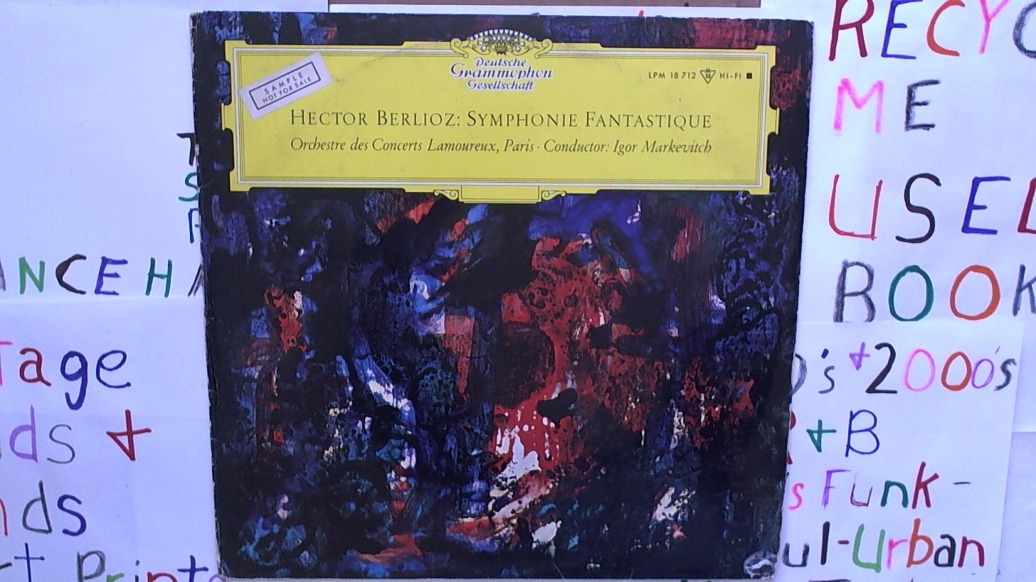 Cond. Igor Markevitch With Orch. des Concerts Lamoureux, Paris (Hector Berlioz) Classical LP
