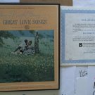 title: Great Love Songs label: Longines Symphonette Society LP Box Set Of 3 Vinyl Records