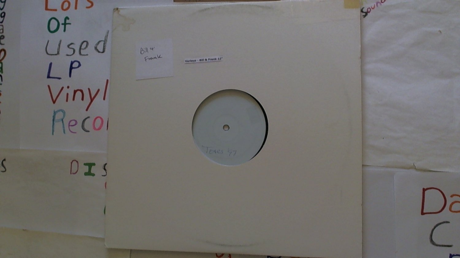 Various - Bill & Franck (Used) 12" Dance Club DJ Electro Vinyl Record