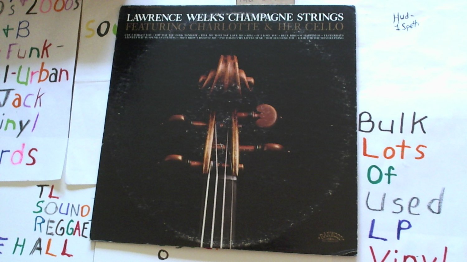 Lawrence Welk's Champagne Strings label: Ranwood LP Vinyl Record (Used)