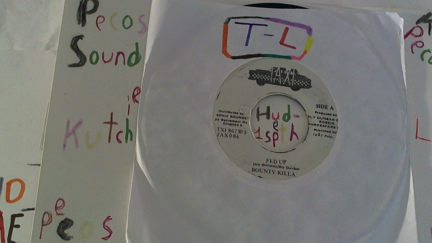 artist: Bounty Killa side A: Fed Up / B: Version label: Taxi (Used) 7" Reggae Vinyl