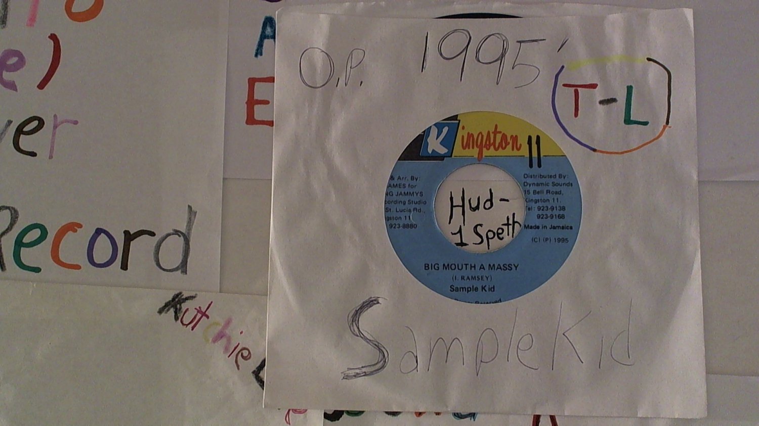 artist: Sample Kid side A: Big Mouth A Massy / B: label: Kingston 11 (Used) 7" Reggae