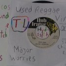 artist: Major Worries side A: (D - D) / B: Version label: Dub Irator A Used 7" Reggae
