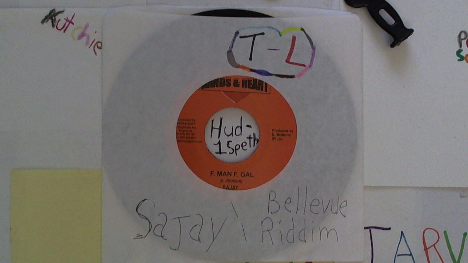 artiste: Sayjay side A: F. Man F. Gal / B: Bellevue Riddim label: Hands & Heart (Used) 7"