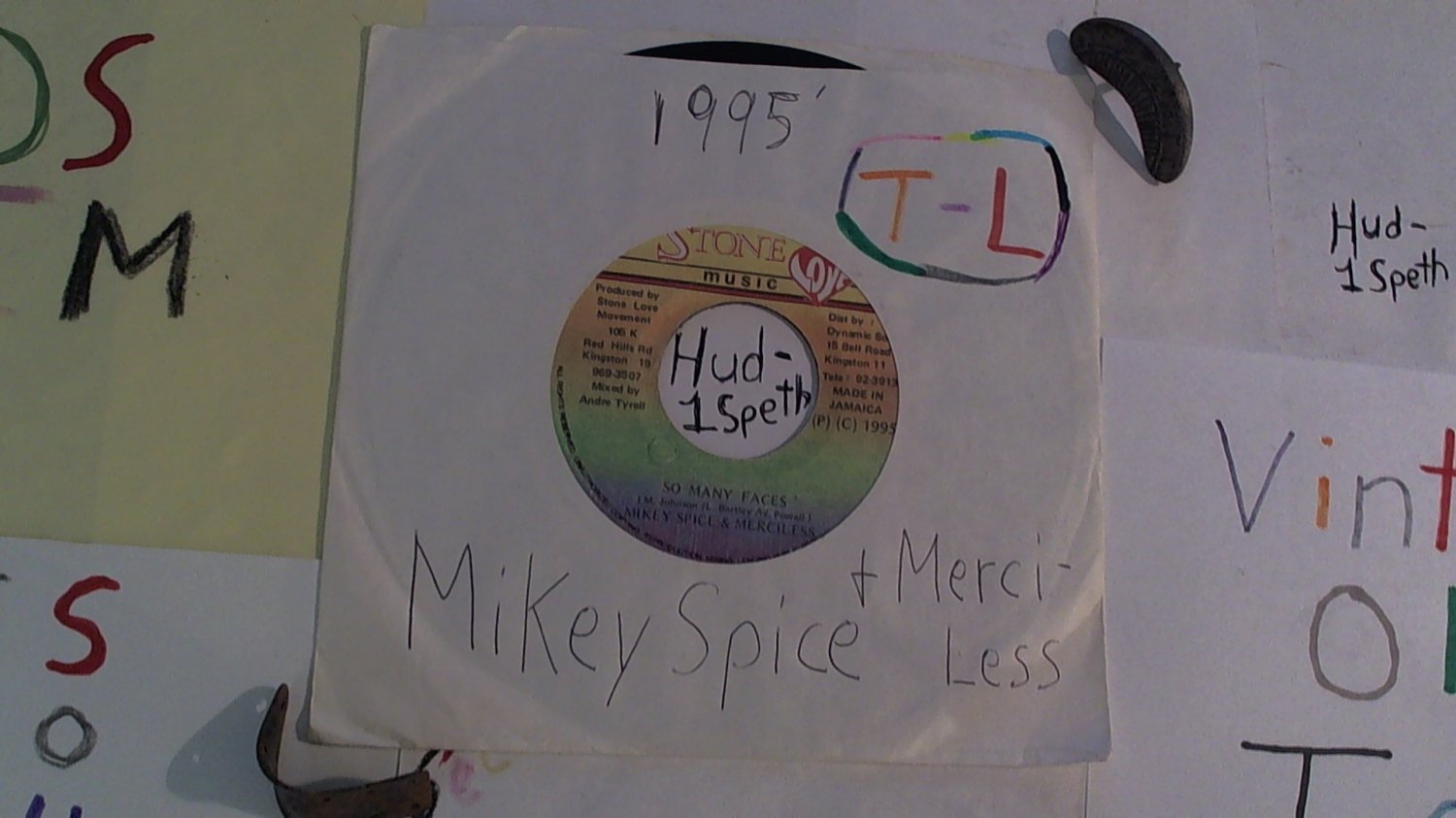artiste: Mikey Spice & Merciless side A: So Many Faces / B: Version (Used) 7" Reggae
