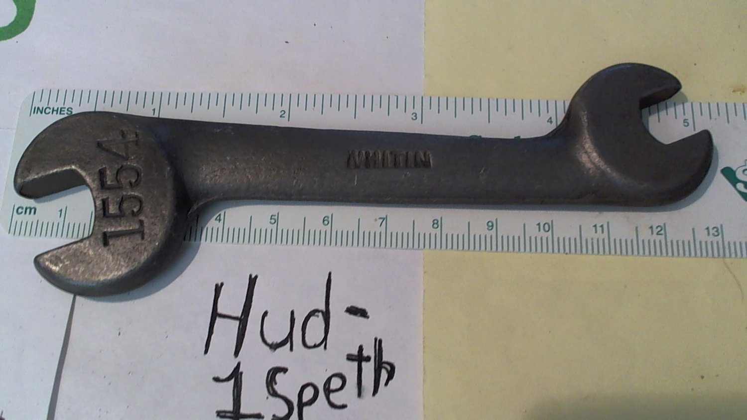 Vintage Used (Whitin 1554) Wrench Collectable