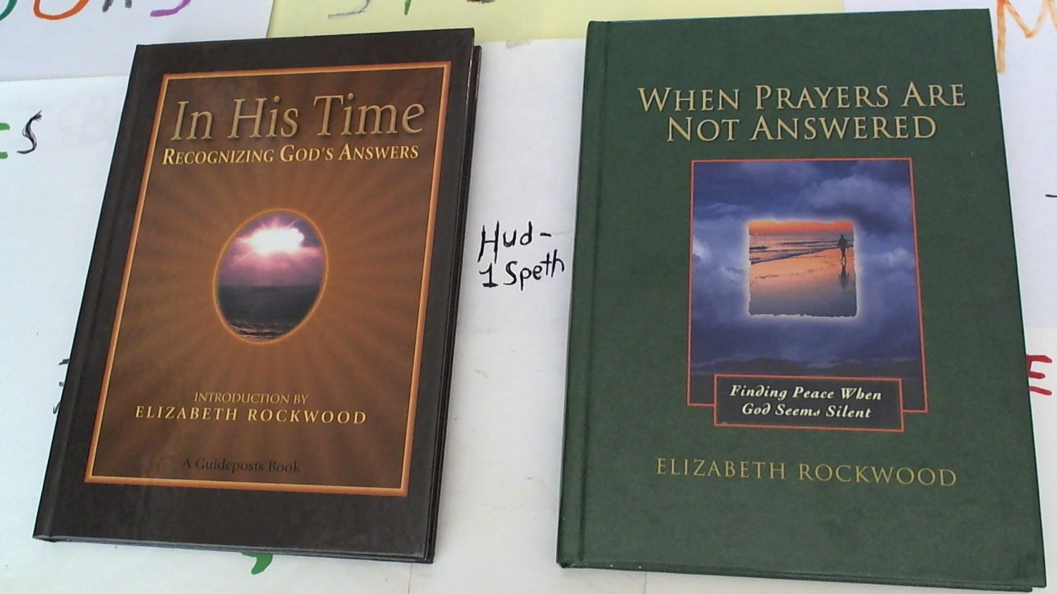 2 - Elizabeth Rockwood (Used) Hard Cover Books From Guideposts