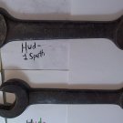 2 Similar Vintage Used Heavy Duty (1 Drop Forged 1 With 1/2 An Inclined Side) Wrenches