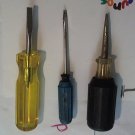 Lot Of 3 Used (Smaller) Screwdrivers Hand Tools