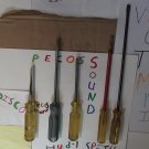 Lot Of Used (Plastic Handle) Screwdrivers