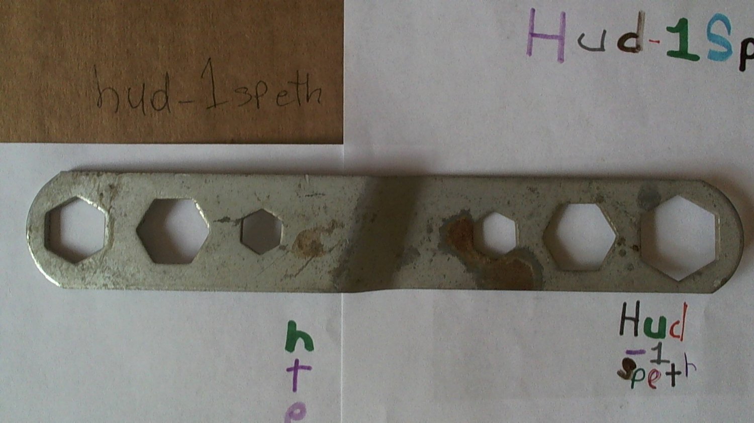 Used (Flat / Thin With An Angle In The Middle) Wrench Hand Tool