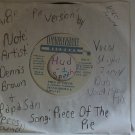 Dennis Brown & Papa San side A: Piece Of The Pie / B: Version