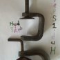 2 Older Used Small (Vice / Clamp) Accessory Hand Tool