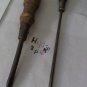 2 Used (Wood Handle) Screwdrivers