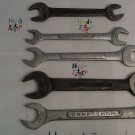 Lot Of 5 Older (Craftsman - Forged In U.S.A. Engraved) Wrenches