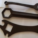 Lot Of 3 Vintage Used (Heavy Duty) Wrenches