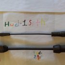 2 Similar Vintage (Used) Metal / Iron Tipped Hand Tools With A Handle