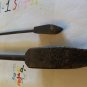 3 Similar Vintage (Used) Metal / Iron Tipped Hand Tools With A Handle