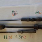 3 Similar Vintage (Used) Metal / Iron Tipped Hand Tools With A Handle