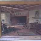 Used (Inside Of An Older House) Wood Frame Art