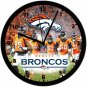 BRONCOS, 8 in. Homemade Wall Clock w/ Battery, FREE SHIPPING!