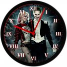 Joker & Harley Quinn, 8 in. Homemade Wall Clock w/ Battery, FREE SHIPPING!