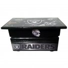 Raiders Fan Handmade Trinket Box Football Collector, 7” L x 4” W x 4" H