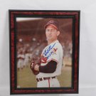 SIGNED BOB LEMON BASEBALL HOF 8X10 FRAMED PHOTOGRAPH