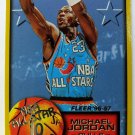 1996-97 Fleer NBA All-Star 10 Retro Michael Jordan #282, Chicago Bulls, HOF