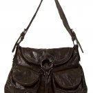 BROWN SQUARE HANDBAG