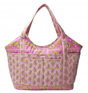 PINK LARGE TOTE BAG