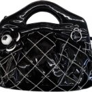 BLACK PU HANDBAG