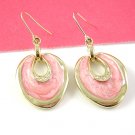 Pink Gold Diamond Fashion Earring