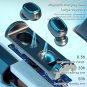 TWS wireless Bluetooth headset HiFi pulling type 5.0 touch in ear digital display headset Black
