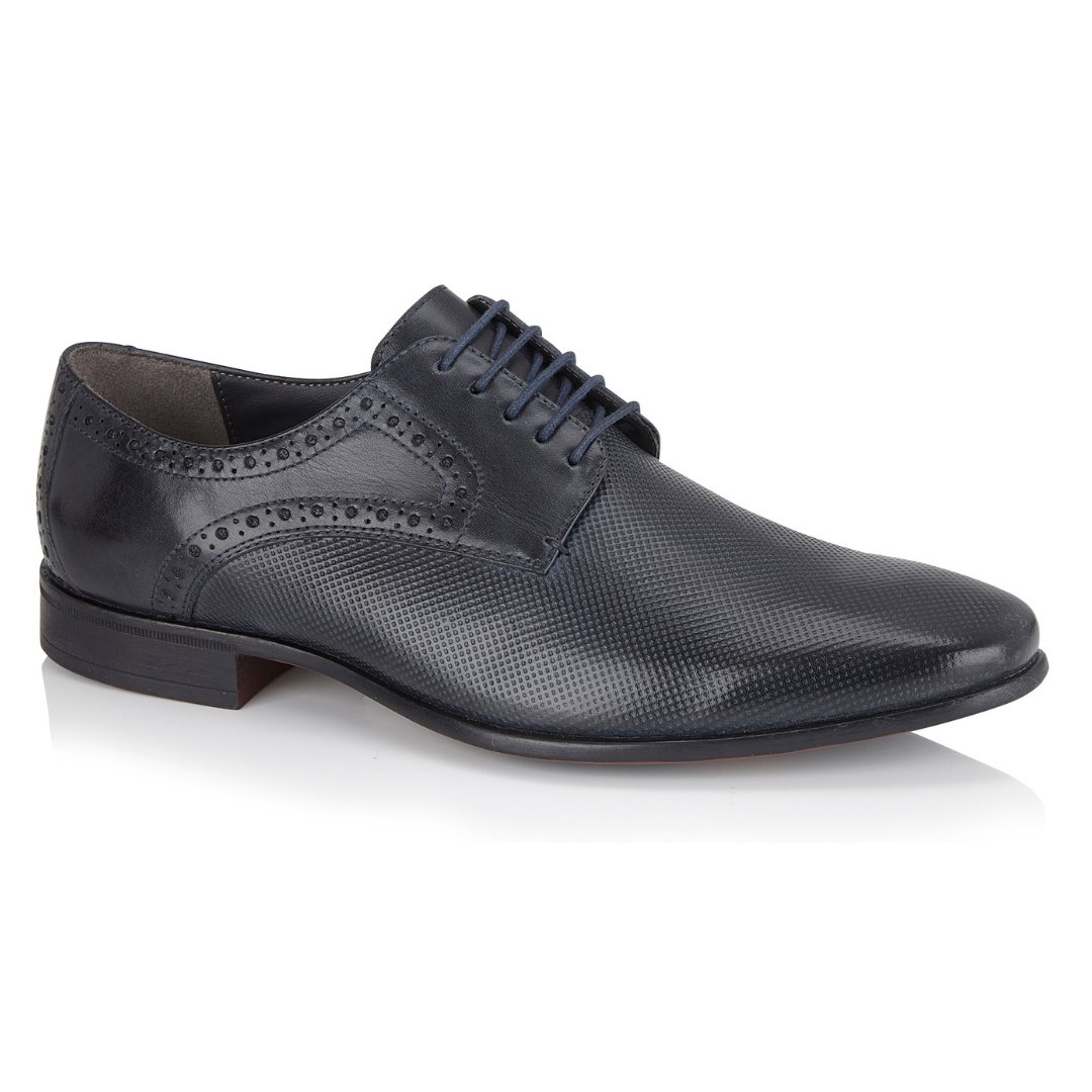 Silver Street London Men's Leather Formal Derby Shoes I Sutton Black ...